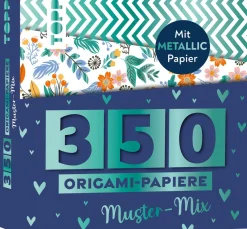 350 Origami-Papiere "Muster-Mix"