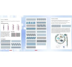 Acryl 2-Loch-Trägerperlen