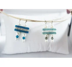 Acryl 2-Loch-Trägerperlen