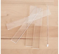 Acrylklötzchen, 22 x 4 x 160 mm