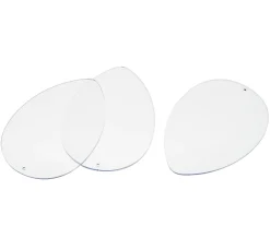 Acryl-Trenn-/Malscheibe "Ei", 3 Stück, ca. 14 cm