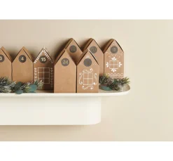 Adventskalender Papphäuser