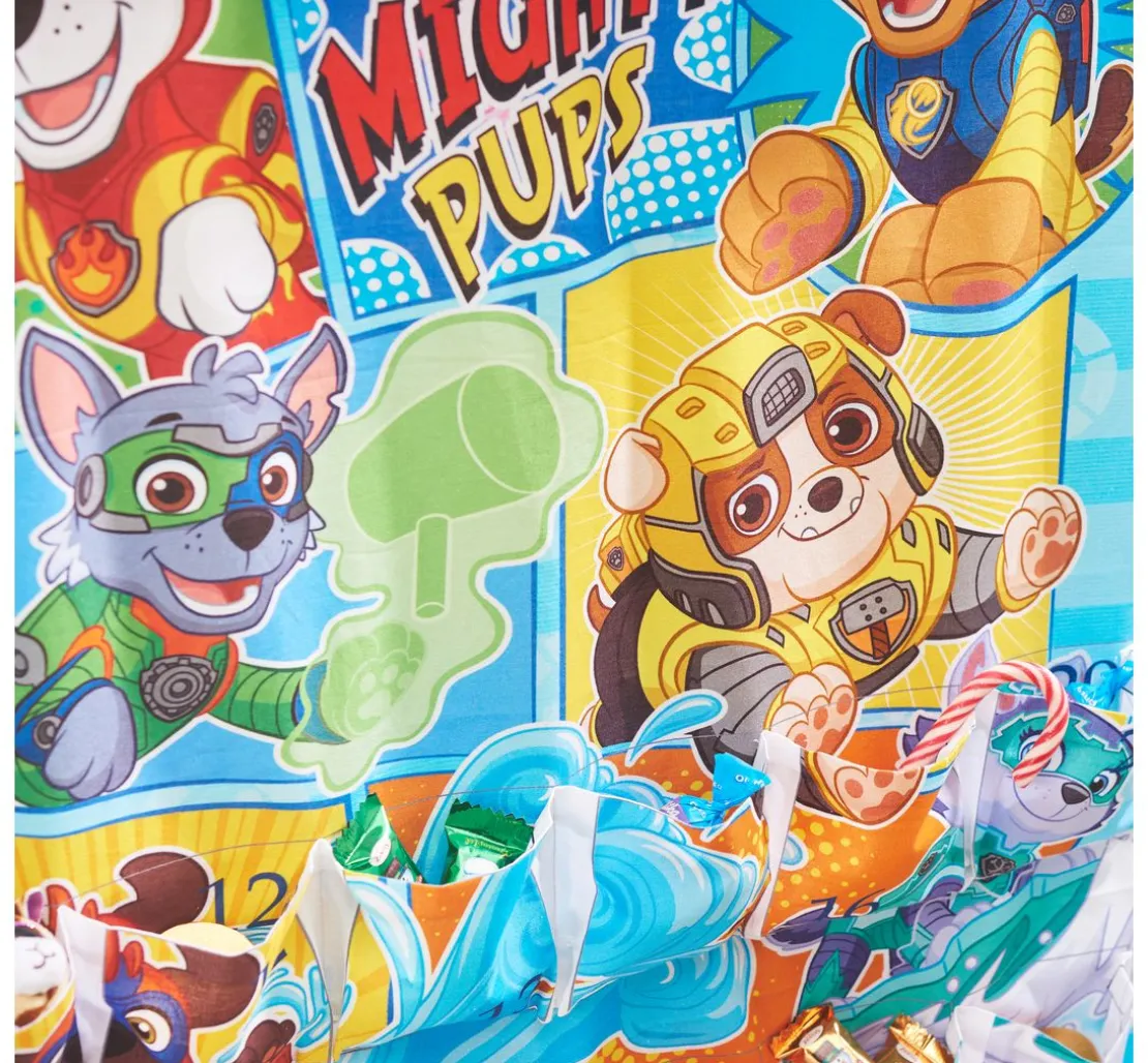 Adventskalender Stoffpanel "Paw Patrol Mighty Pups", ca. 150 x 80 cm