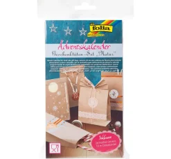 Adventskalender-Set "Kraftpapier", lebensmittelechte Papiertüten