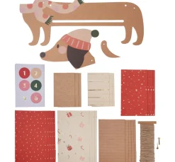 Adventskalender-Set "Weihnachtsdackel"