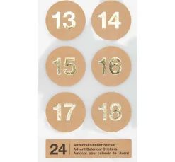 Adventskalender-Sticker