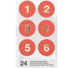 Adventskalender-Sticker