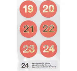 Adventskalender-Sticker