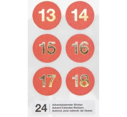 Adventskalender-Sticker