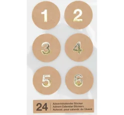 Adventskalender-Sticker