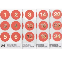 Adventskalender-Sticker