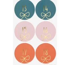 Adventskalendersticker "Round Bows"