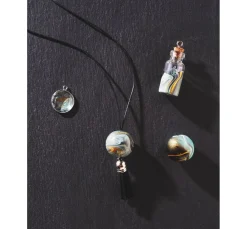 Anhänger Glasflasche