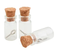 Anhänger Glasflasche