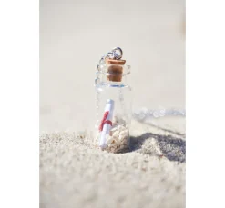 Anhänger Glasflasche