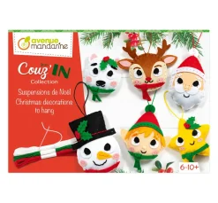 Avenue Mandarine Kreativ-Box Nähen Mini Couz’IN "Weihnachtsanhänger"