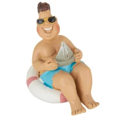 Bade-Urlauber im Schwimmreif