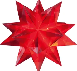 Bascetta-Stern Set "Transparentpapier", Rot