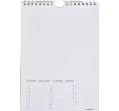 Bastel Dauerkalender, 17 x 24 cm