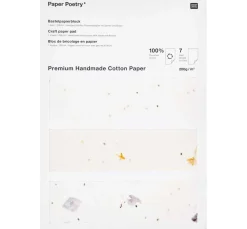 Bastelblock "Handgeschöpftes Baumwollpapier"