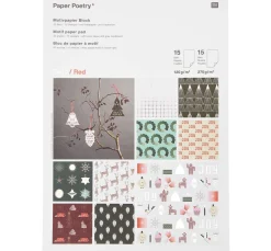 Bastelpapier-Block "I love Christmas"