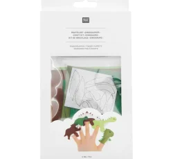 Bastelset Fingerpuppen "Dinos"