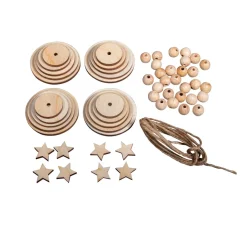 Bastelset Holz Baum-Anhänger