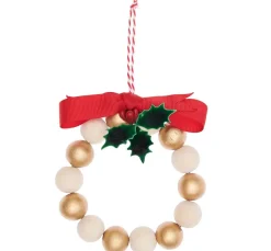 Bastelset Holzperlen "Kranz"