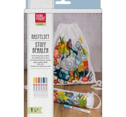 Bastelset Sportbeutel und Schlampermäppchen "Seaworld"
