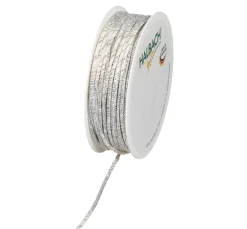 Baumwoll Kordel mit Lurex und formbarer Drahtseele