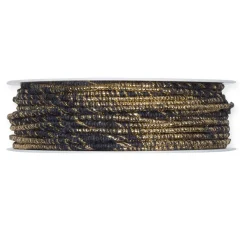 Baumwoll Kordel mit Lurex und formbarer Drahtseele
