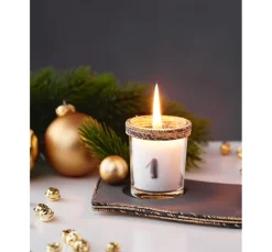 Baumwoll Kordel mit Lurex und formbarer Drahtseele