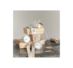 Baumwoll Kordel mit Lurex und formbarer Drahtseele