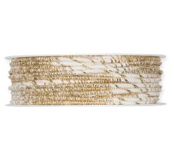 Baumwoll Kordel mit Lurex und formbarer Drahtseele