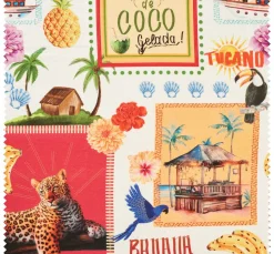 Baumwoll-Stoff "Agua de Coco"