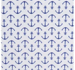 Baumwoll-Stoff "Anker-Blau"