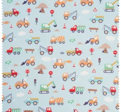 Baumwoll-Stoff "Baufahrzeuge"