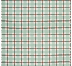 Baumwoll-Stoff "British Karo Grün"