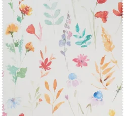 Baumwoll-Stoff "Bunte Blumen"