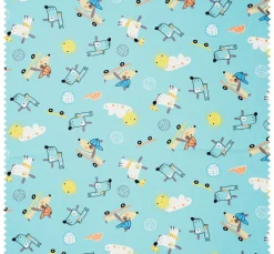 Baumwoll-Stoff "Dog Fun"