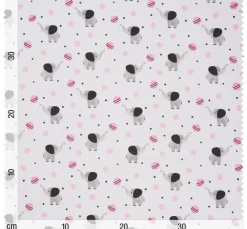 Baumwoll-Stoff "Elefant Lilo"