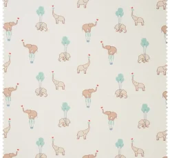 Baumwoll-Stoff "Flying Elephants"