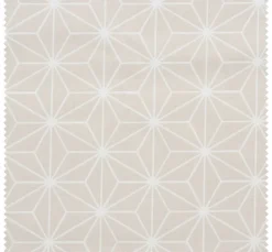 Baumwoll-Stoff "Geometrischer Stern" Polyester beschichtet