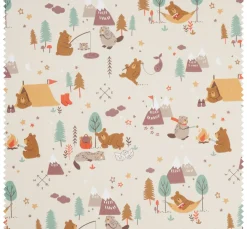 Baumwoll-Stoff "Glamping"