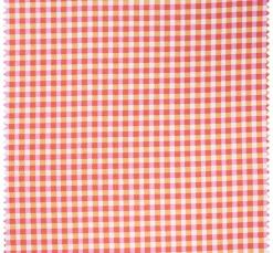 Baumwoll-Stoff "Karo Kavia Red"