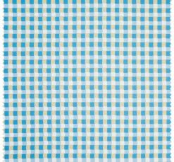 Baumwoll-Stoff "Karo-Blau" Acryl beschichtet