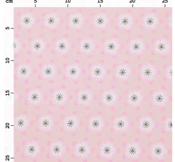 Baumwoll-Stoff Popeline "Sakura Blüten Rosé"