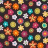 Baumwoll-Stoff "Retro Flower"