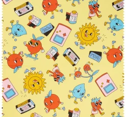 Baumwoll-Stoff "Retro Friends"