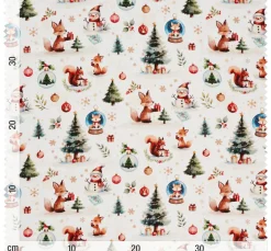 Baumwoll-Stoff "Snowys Winterzauber"